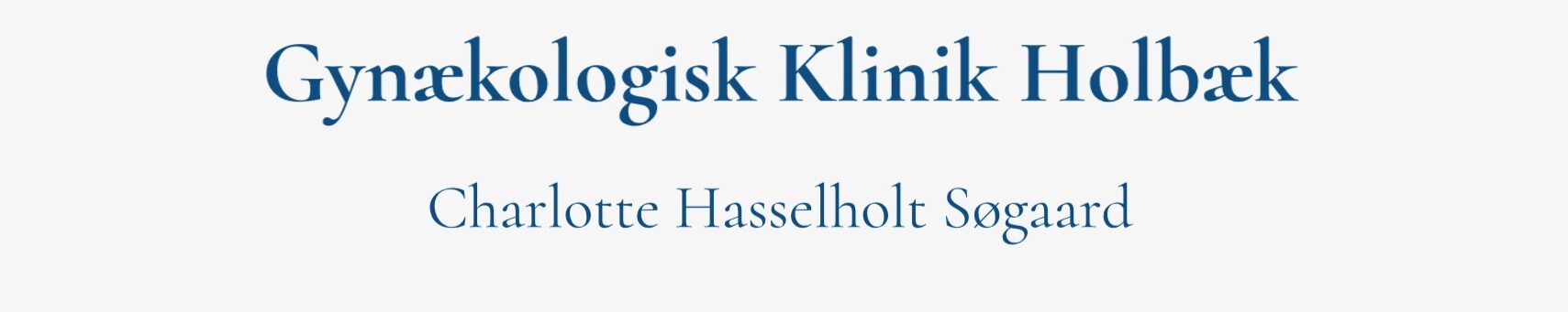 Gynækologisk Klinik Holbæk